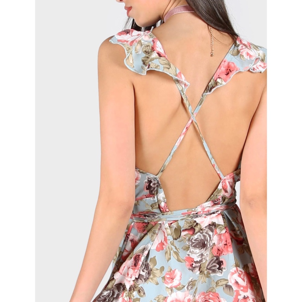 CRISSCROSSED DRESS - Picture 6 of 12